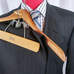 Jos A Bank Signature Business Exp. 41L Grey Stripe